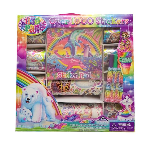 Lisa Frank Sticker activity set over 1000 stickers - Picture 1 of 5